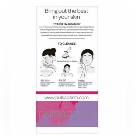 Pulsaderm Sonic Washcloth - Micro Pulse Cleansing - Picture 2 of 3